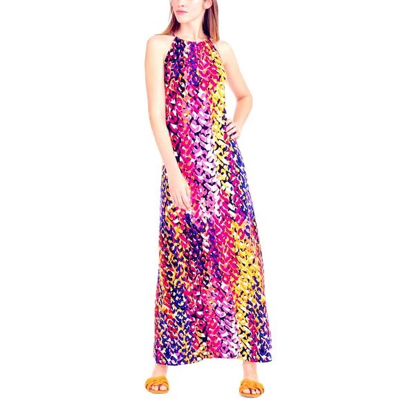 TRINA TURK Cold Shoulder Multicolor Mini Dress Size M main image 1